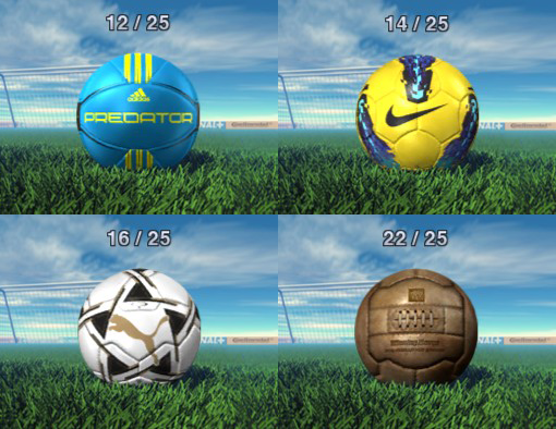 Новый фон мячей для PES 2012