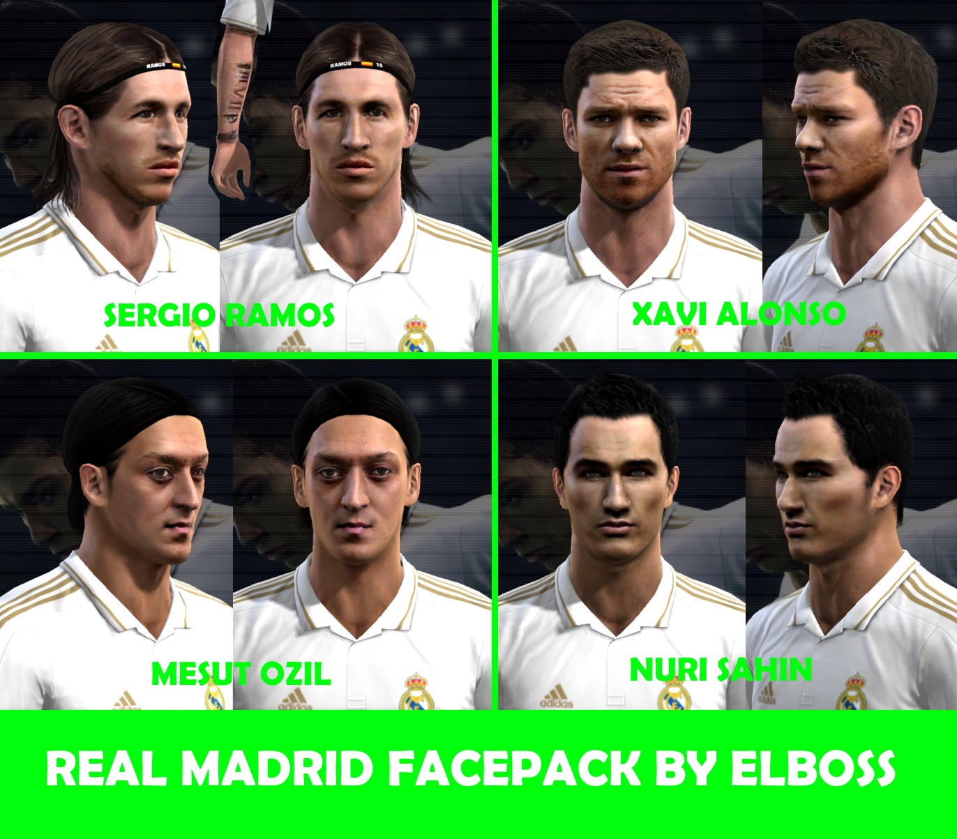 Лица игроков Реал Мадрид